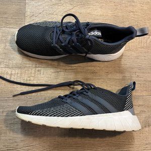 adidas Black and White Athletic Shoes